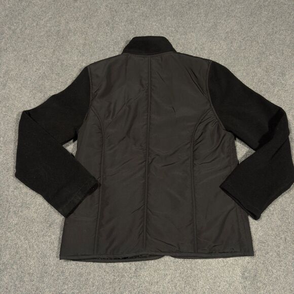 Karen Scott Sport Quilted Black Jacket Women's Medium - Picture 3 of 6